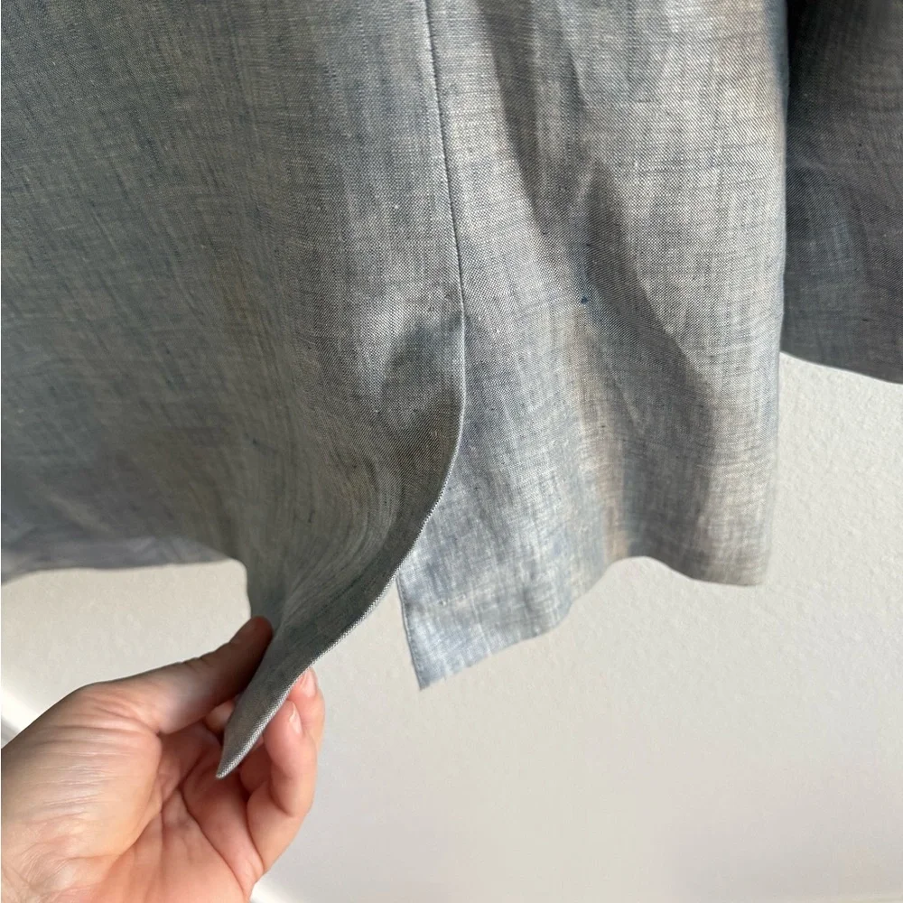 Ermenegildo Zegna pure linen blazer light blue. Runway item then dry cleaned - Picture 4 of 9